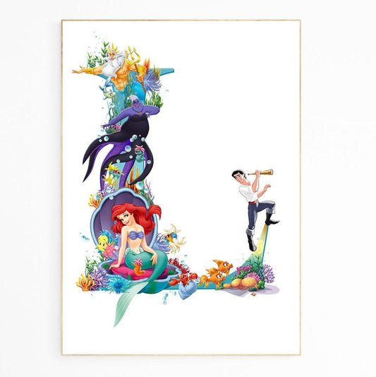 Little Mermaid Movie Poster - 98typesDisney Alphabet