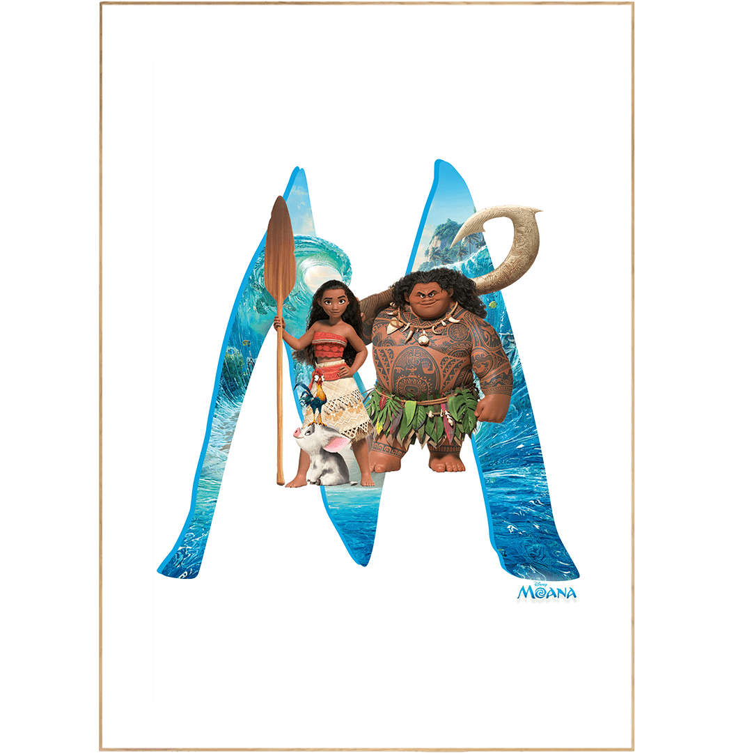 Moana Movie Disney Print - 98typesDisney Alphabet