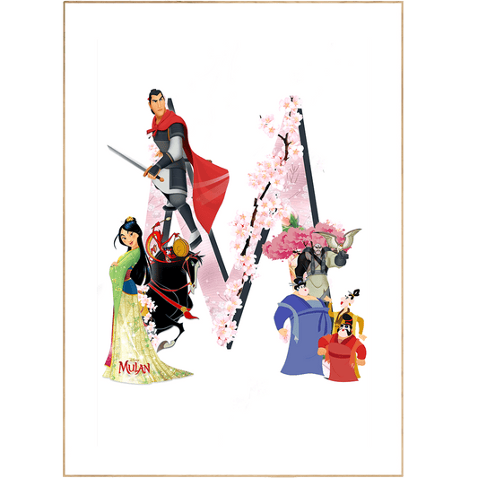 Mulan Movie Poster - 98typesDisney Alphabet