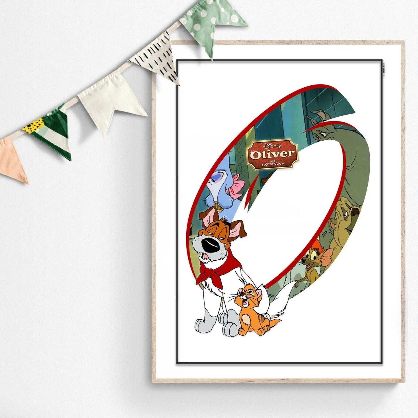 Oliver and Company Movie Poster - 98typesDisney Alphabet