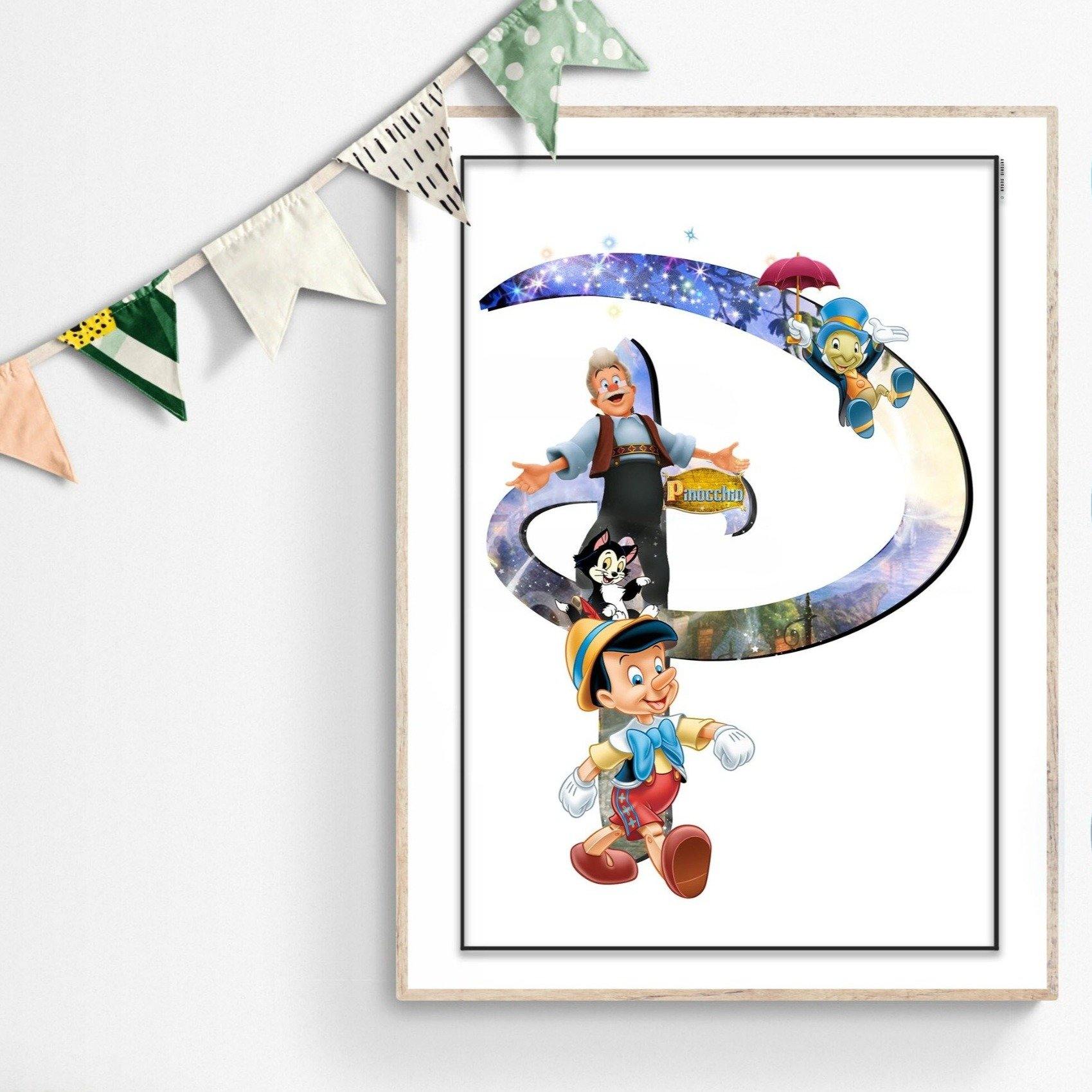 Pinocchio Movie Poster - 98typesDisney Alphabet