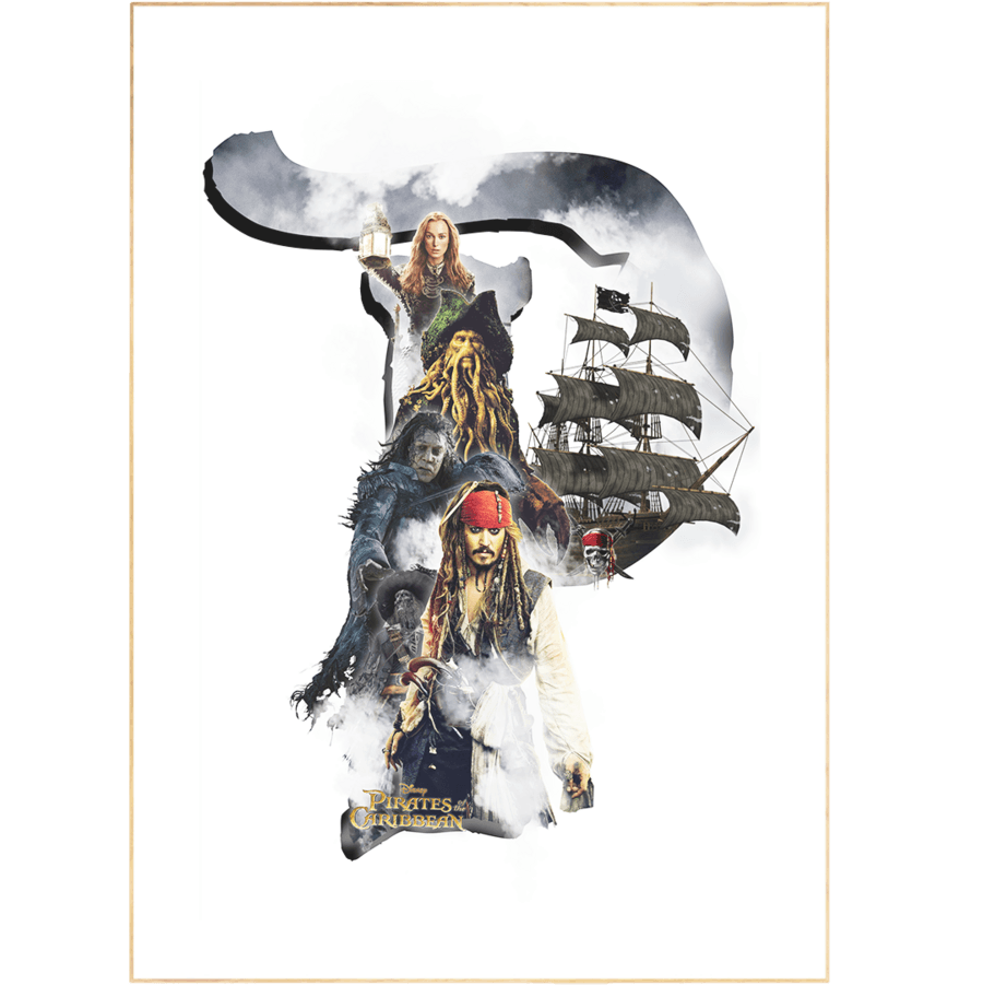 Pirates of the Caribbean Movie Poster - 98typesDisney Alphabet