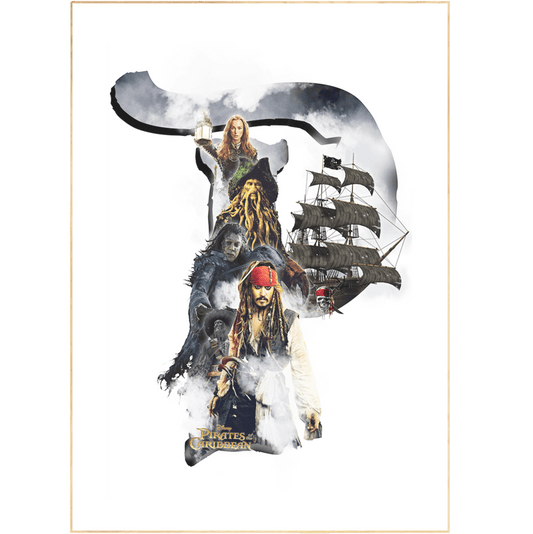 Pirates of the Caribbean Movie Poster - 98typesDisney Alphabet