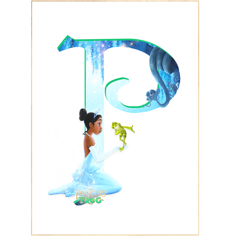 Princess and the Frog Movie Poster - 98typesDisney Alphabet
