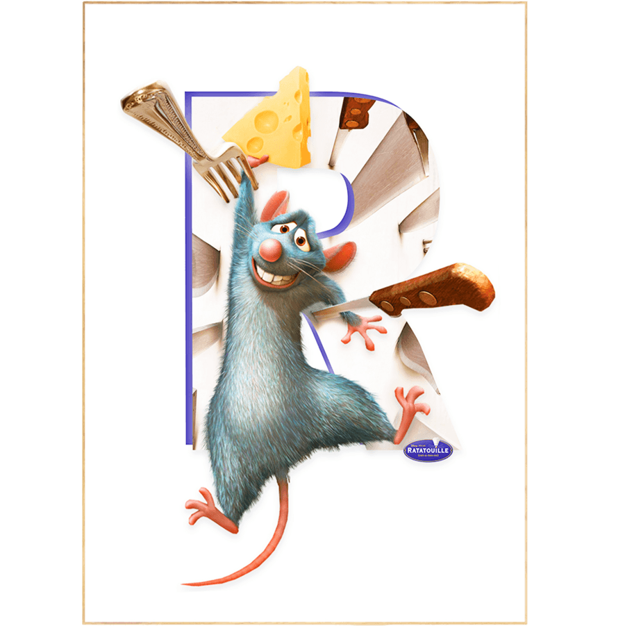 Ratatouille Disney Movie Print - 98typesDisney Alphabet