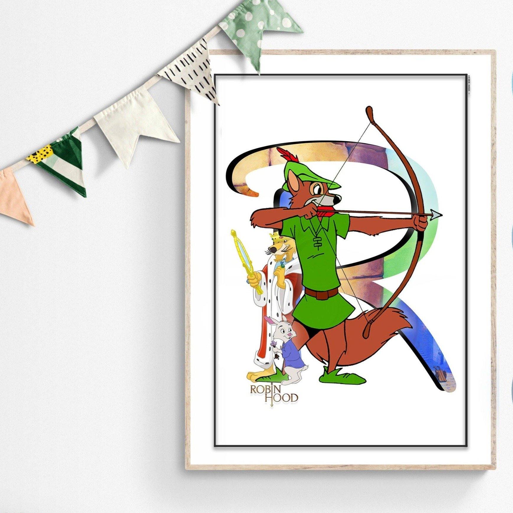 Robin Hood Disney Movie Print - 98typesDisney Alphabet