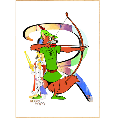 Robin Hood Disney Movie Print - 98typesDisney Alphabet