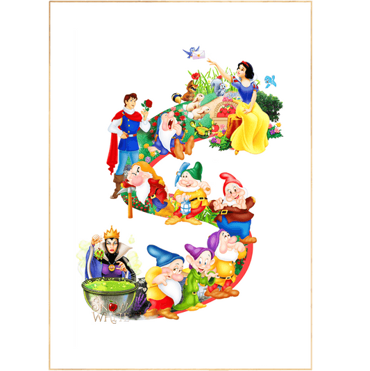Snow White Movie Poster - 98typesDisney Alphabet