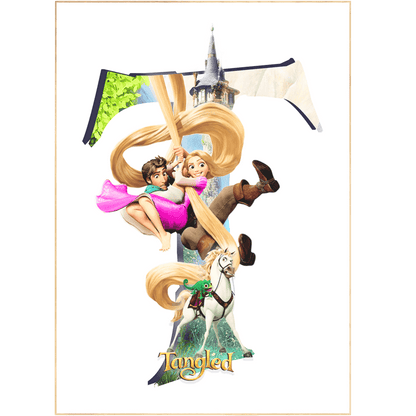 Tangled Movie Poster - 98typesDisney Alphabet