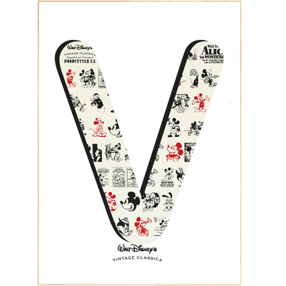 Vintage Disney Poster - 98typesDisney Alphabet