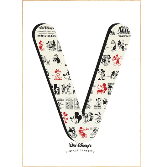 Vintage Disney Poster - 98typesDisney Alphabet