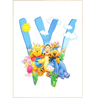 Winnie the Pooh Poster - 98typesDisney Alphabet