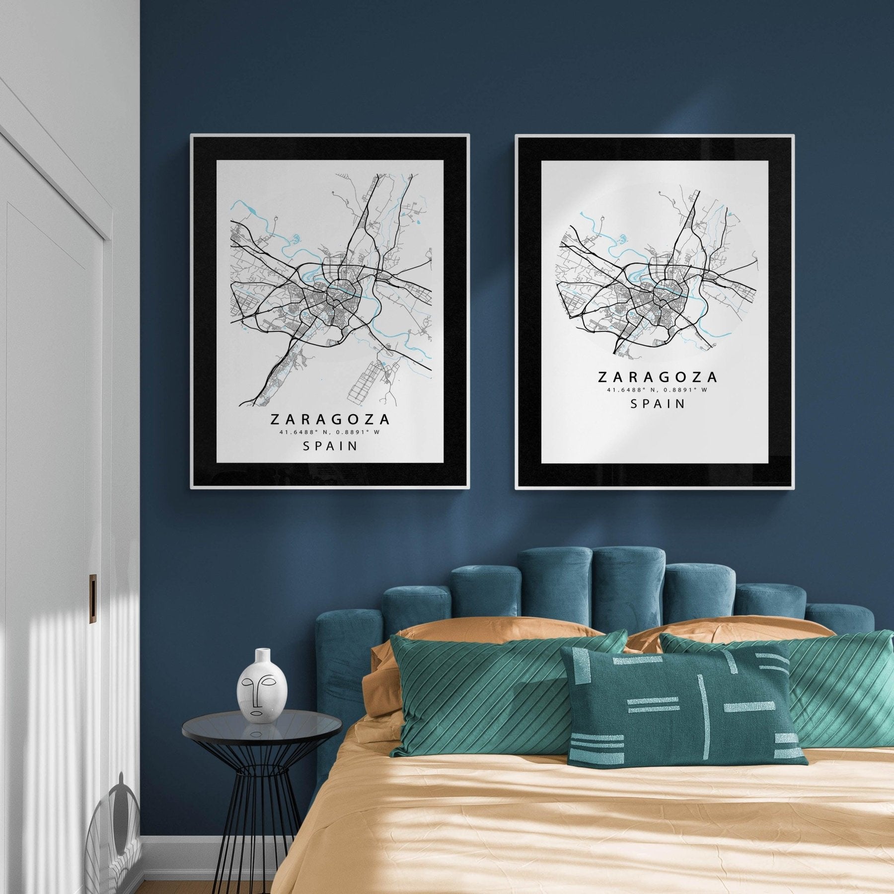 Zaragoza Streetmap poster - 98typesEurope Maps