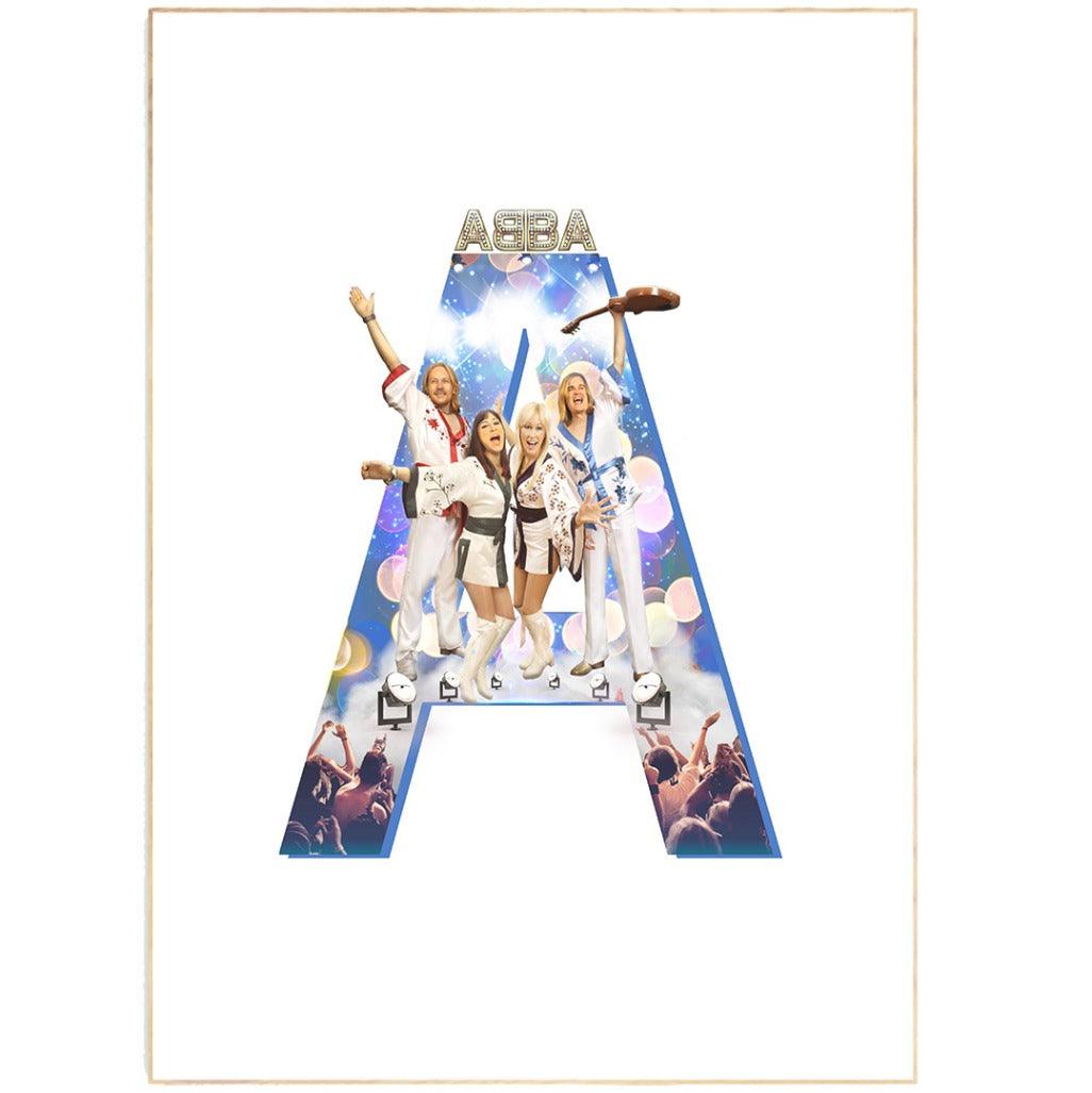 ABBA Concert Movie Poster Wall Art - 98typesFilm Movies