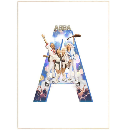 ABBA Concert Movie Poster Wall Art - 98typesFilm Movies