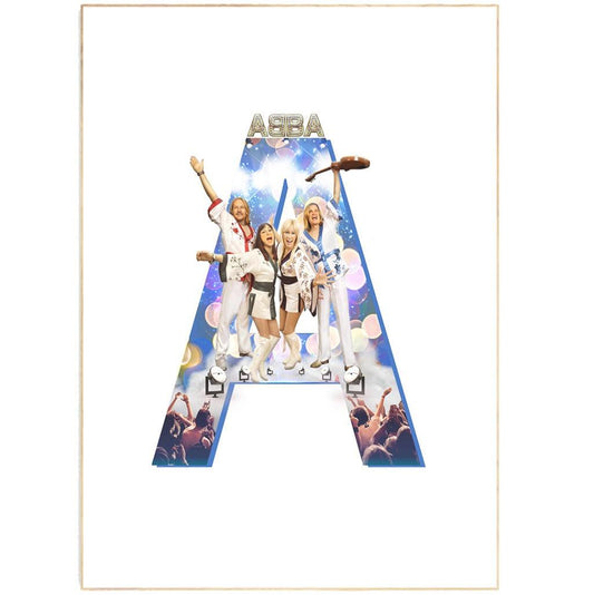 ABBA Concert Movie Poster Wall Art - 98typesFilm Movies