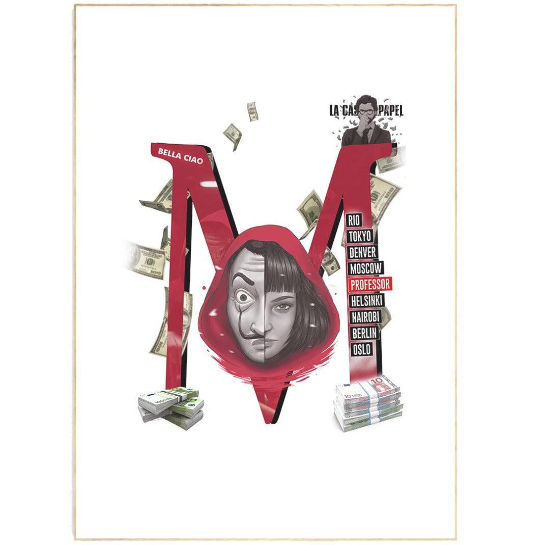 Money Heist (La Casa de Papel) Movie Poster - 98typesFilm Movies