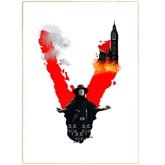 V for Vendetta Movie Poster - 98typesFilm Movies