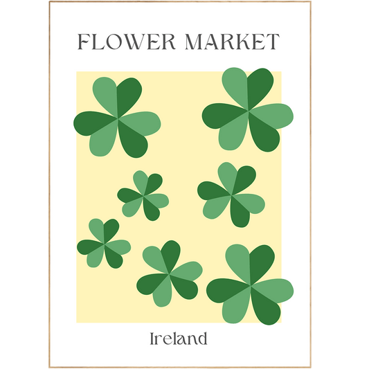 Ireland Flowers Market Print - 98typesFlowers Market
