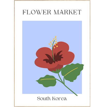 South Korea Flowers Market Print - 98typesFlowers Market