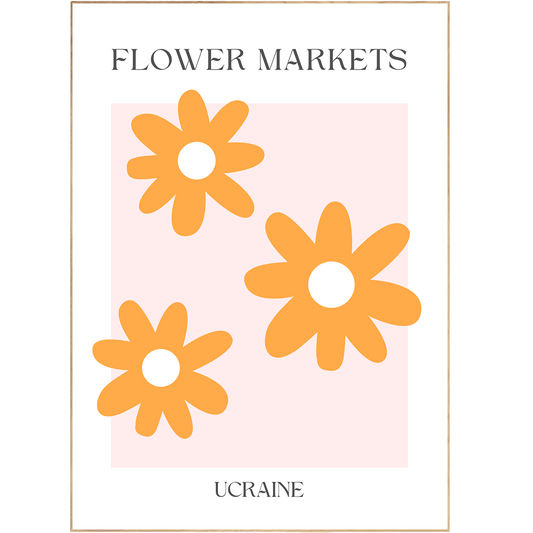 Ucraine Flowers Market Print - 98typesFlowers Market