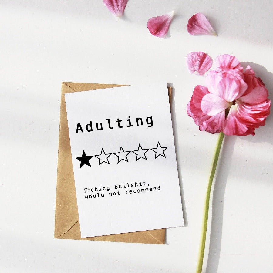 Adulting Would Not Recommend Wall Art Prints - 98typesFUNNY QUOTES