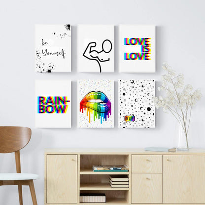 Be Yourself Gay Pride Print - 98typesFUNNY QUOTES
