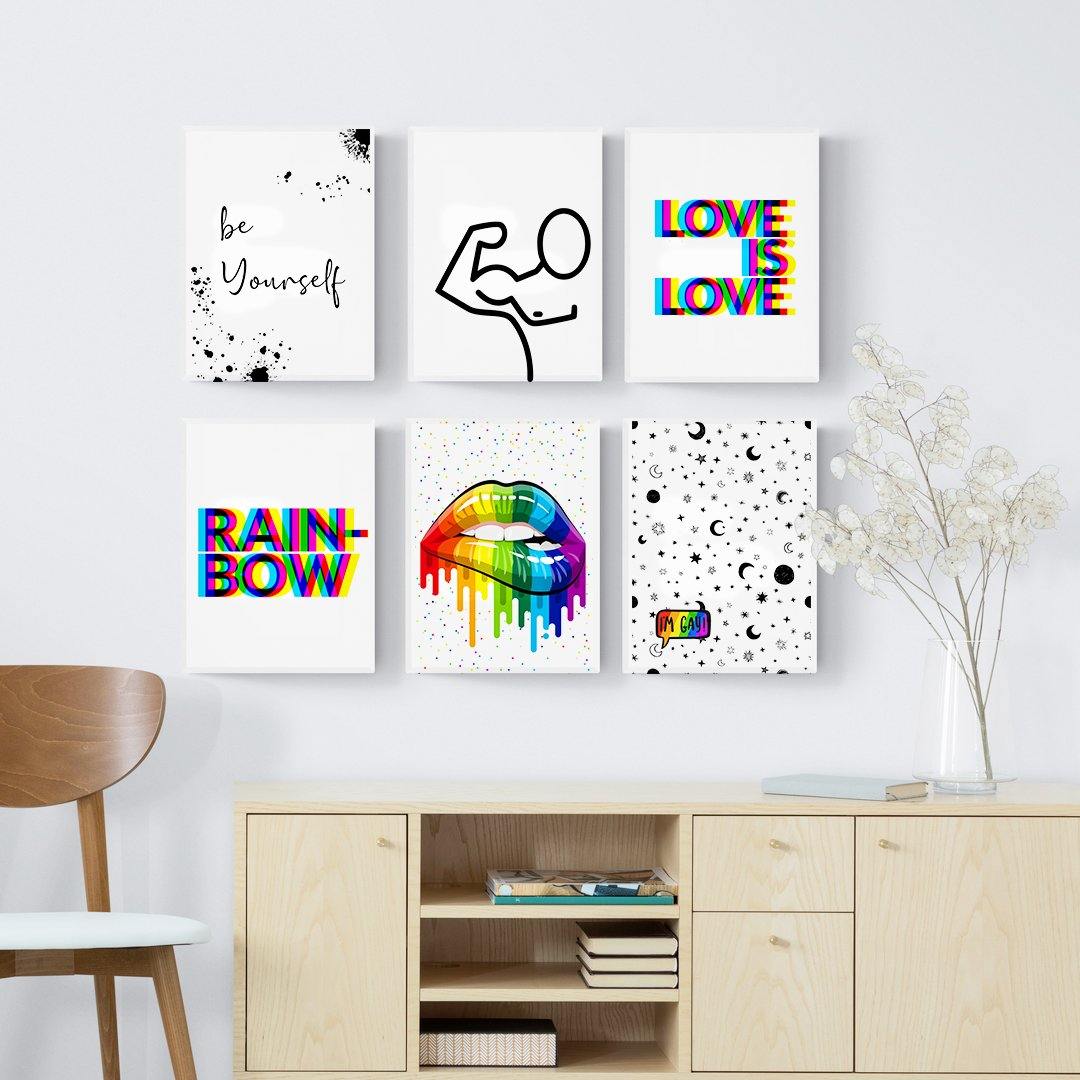 Boys Boys Boys Gay Print | Pride Poster - 98typesFUNNY QUOTES