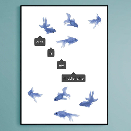 Cute Fish Colourful Print - 98typesFUNNY QUOTES