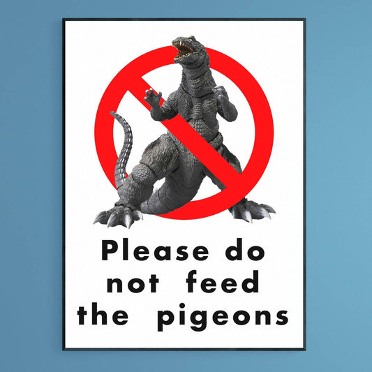 Do Not Feed The Pigeons Print - 98typesFUNNY QUOTES