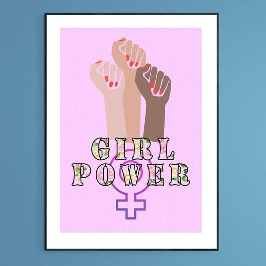 Girl Power Print - 98typesFUNNY QUOTES