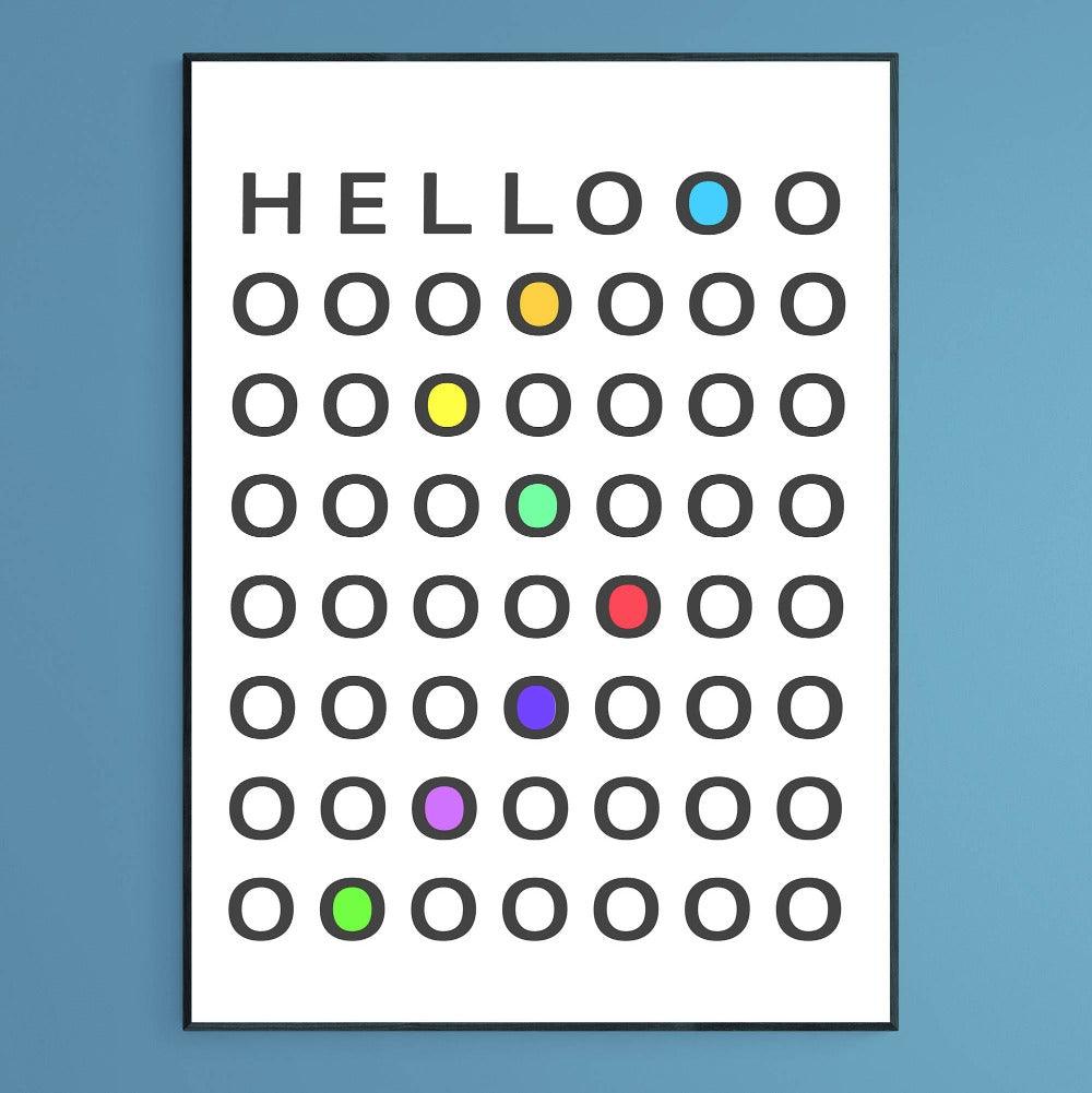 Hello Welcome Poster - 98typesFUNNY QUOTES