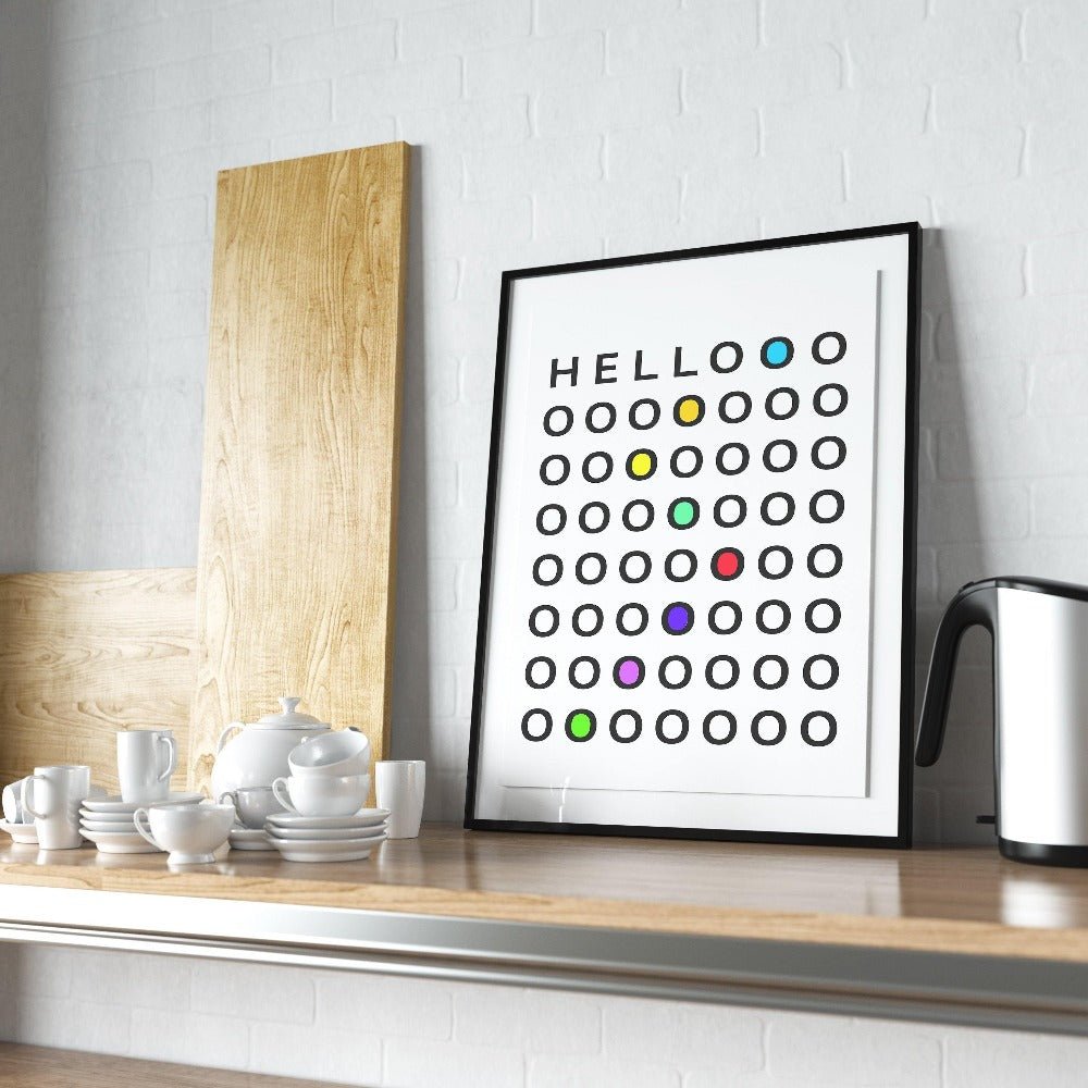 Hello Welcome Poster - 98typesFUNNY QUOTES