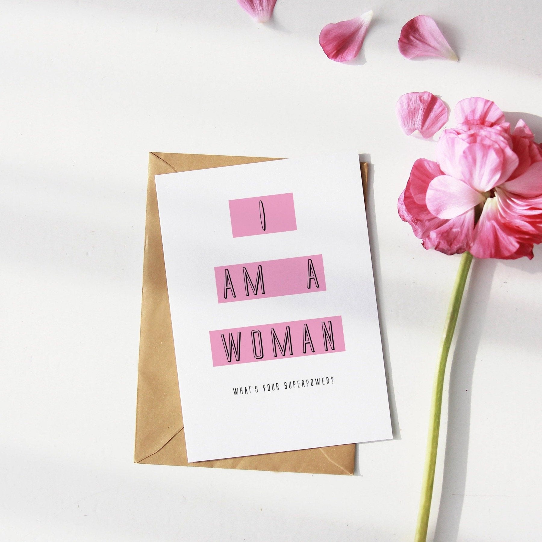 I Am A Woman Print - 98typesFUNNY QUOTES