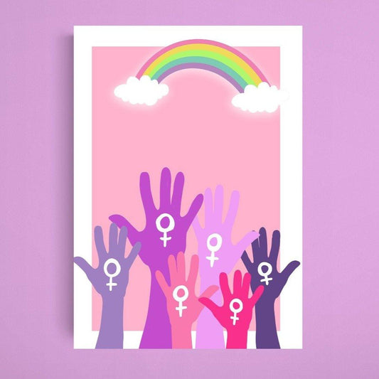 I Believe in Feminism Print - 98types