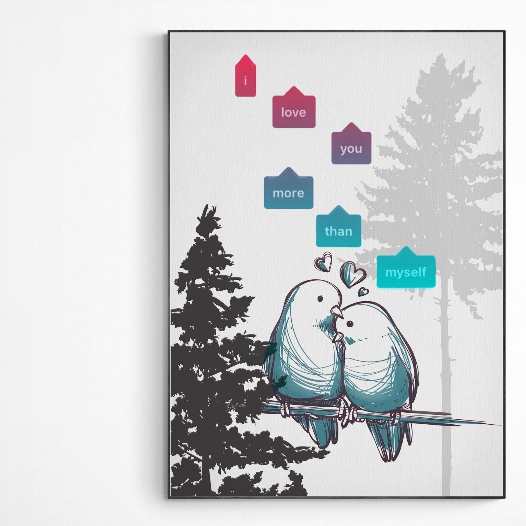 I love You Poster - 98typesFUNNY QUOTES