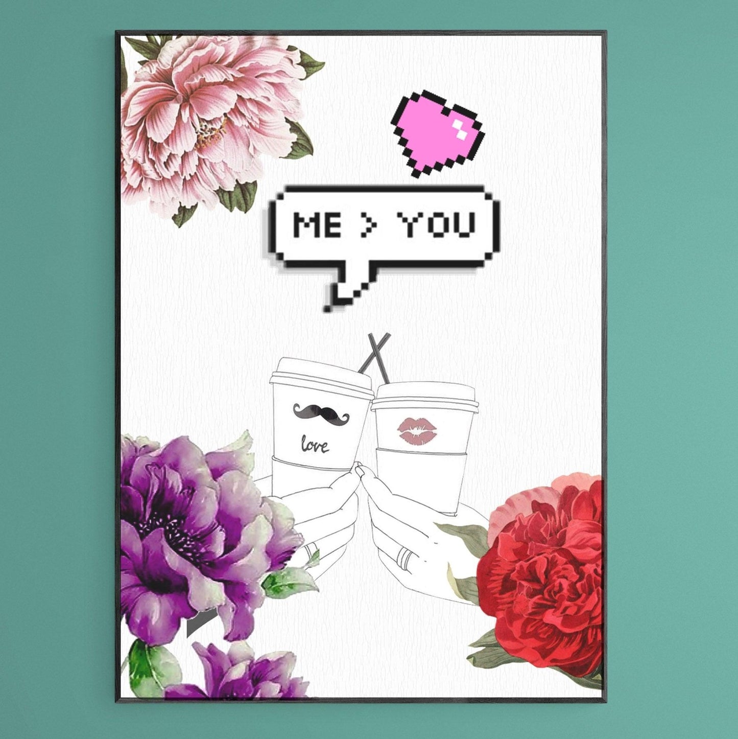 I Love You Poster - 98typesFUNNY QUOTES