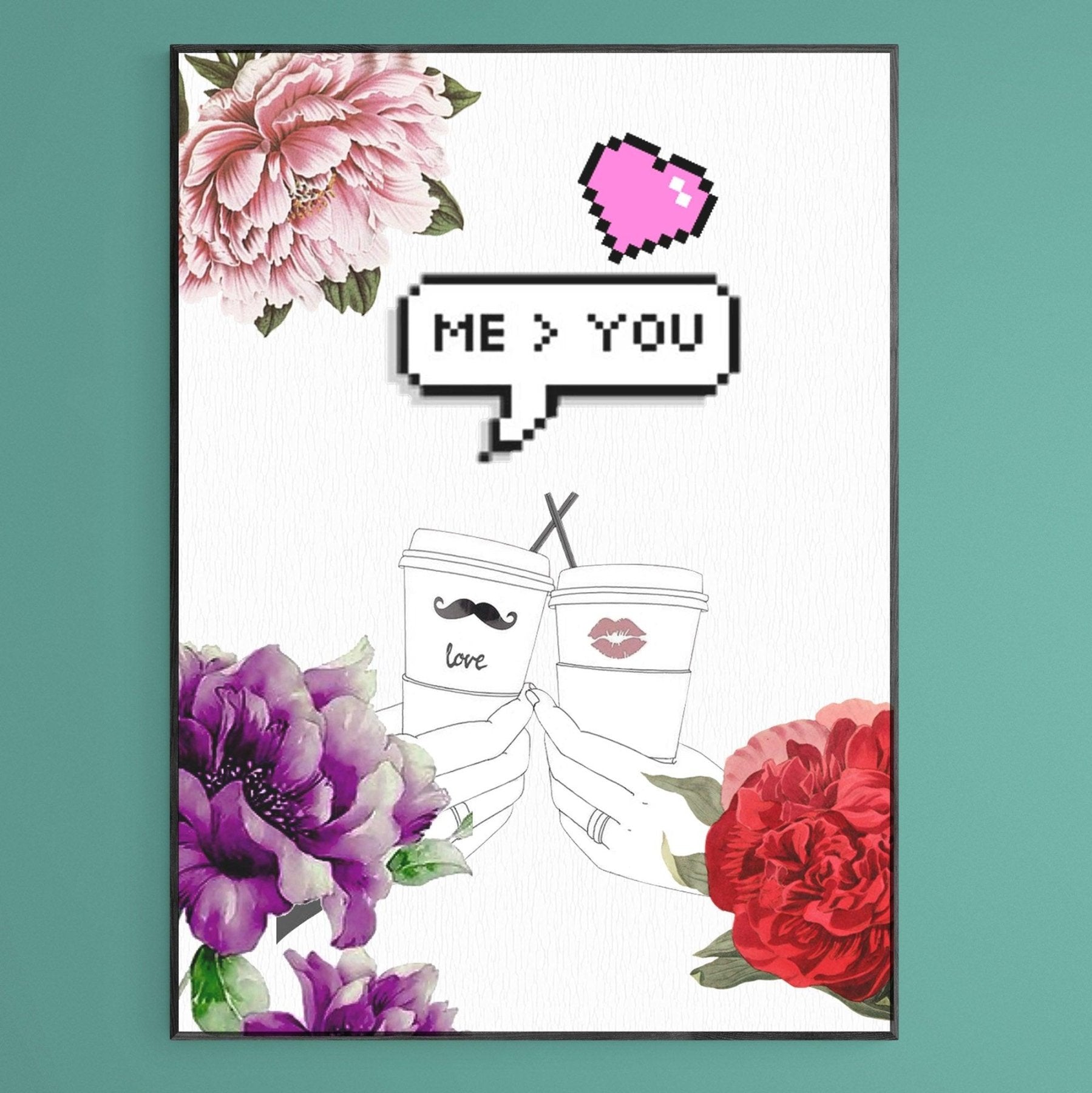 I Love You Poster - 98typesFUNNY QUOTES