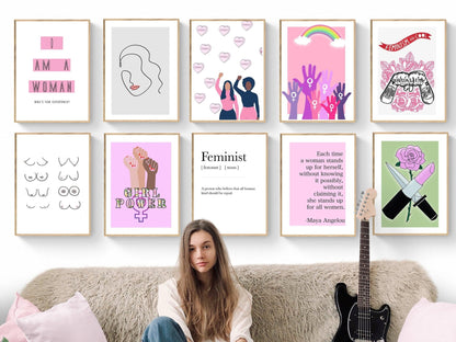 It is time to Change Feminism Print - 98typesFUNNY QUOTES
