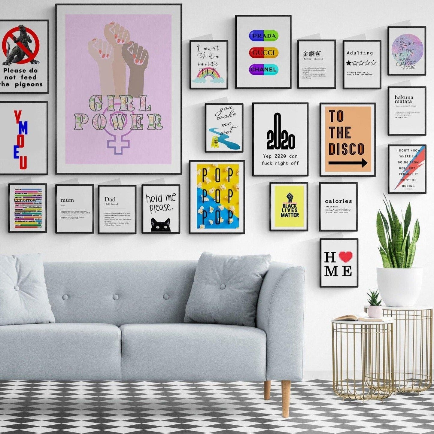 Love Home Print - 98typesFUNNY QUOTES