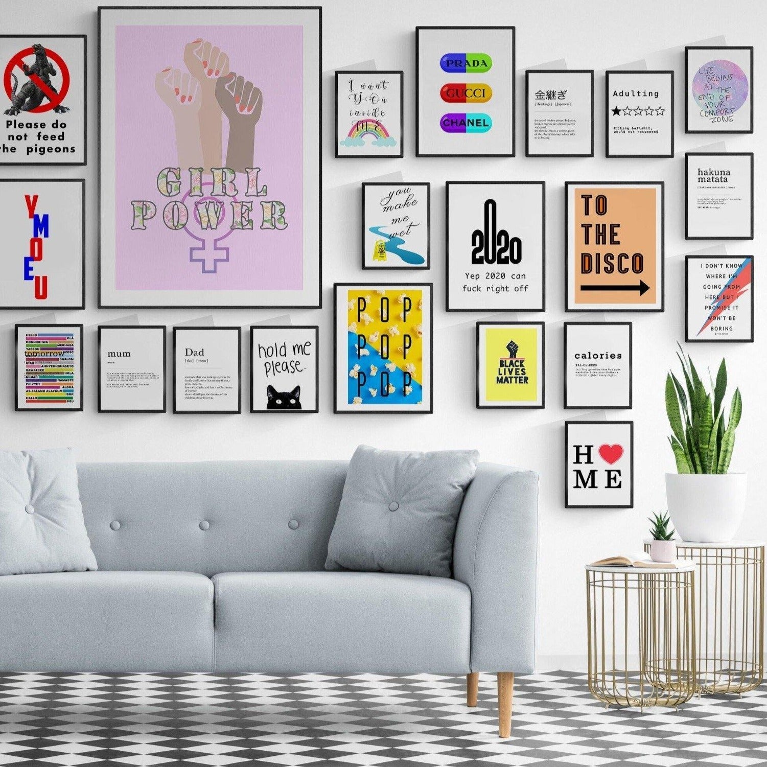 Love Home Print - 98typesFUNNY QUOTES
