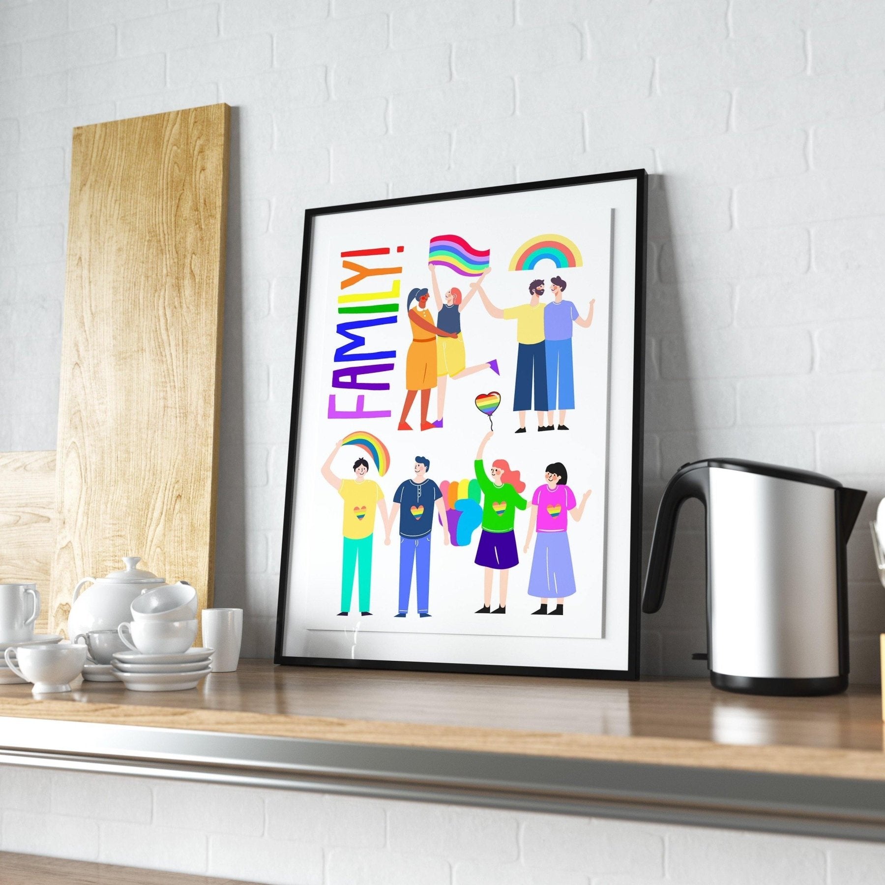 Love is Love Gay Pride Print - 98typesFUNNY QUOTES