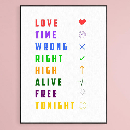Positives Affirmation Print - 98typesFUNNY QUOTES
