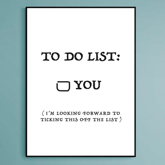 To Do List YOU Print - 98typesFUNNY QUOTES