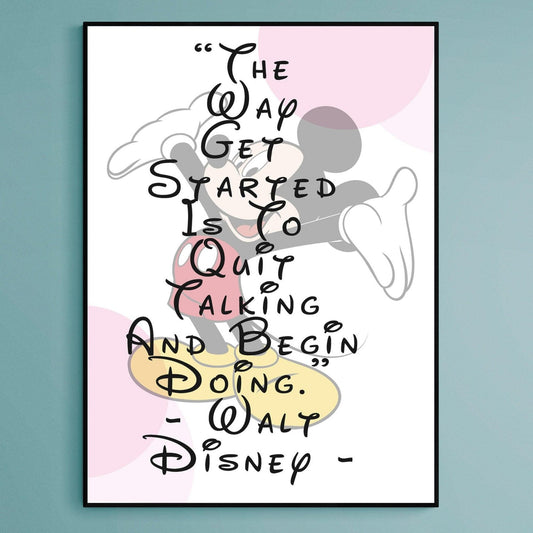 Walt Disney Quote Print - 98typesFUNNY QUOTES