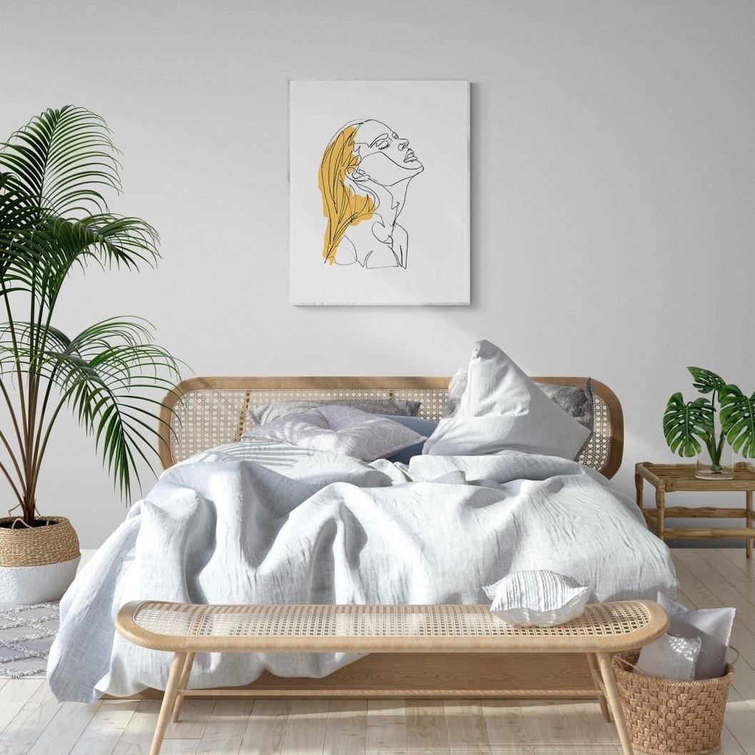 After the shower Line Art Print - 98typesLine Art