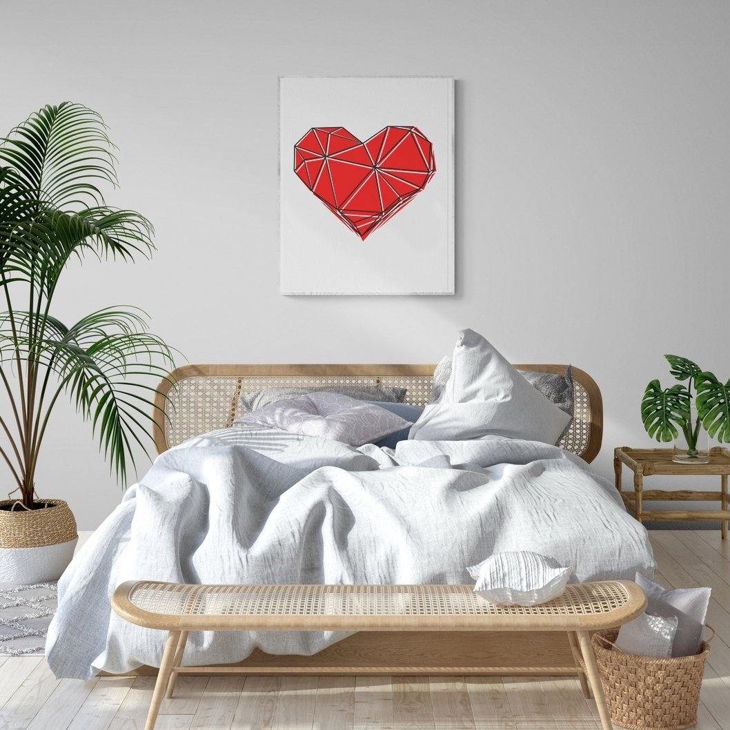LOVE Line Art Print - 98typesLine Art