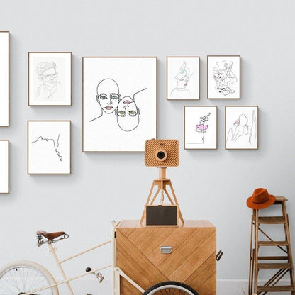 LOVE Line Art Print - 98typesLine Art