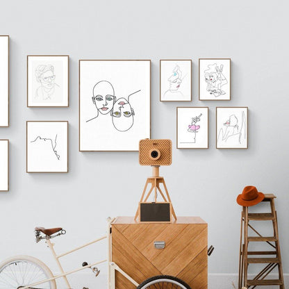 The love we feel Line Art Print - 98typesLine Art
