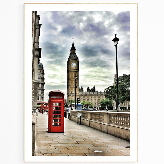 Big Ben Clock Tower London Poster - 98typesLONDON PHOTOS
